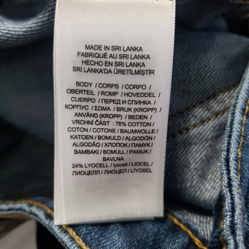 Lauren Ralph Lauren Womens Atlas Wash Jeans‎ SZ 10 Relaxed Crop Painted G…